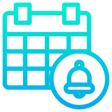 Takvim. Web simgesi basit illüstrasyon