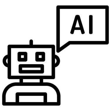 Sohbet kavramı basit sanat vektörü illüstrasyonu 