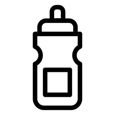 Şişe. Web simgesi basit illüstrasyon