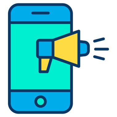 Smartphone Simgesi, vektör illüstrasyonu