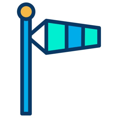 Bayrak. Web simgesi vektör illüstrasyonu