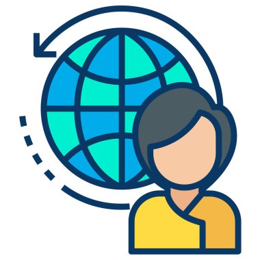 iş konsepti vektör illüstrasyonu basit sanat 