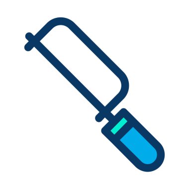 Metal Testere ağ simgesi basit vektör illüstrasyonuName