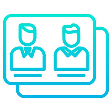 Erkek takım web simgesi basit vektör illüstrasyonu