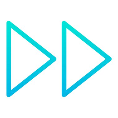 Oynayın. Web simgesi basit illüstrasyon