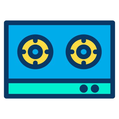 Soba ağ simgesi vektör illüstrasyonu 