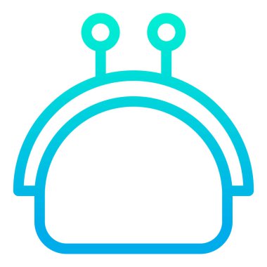 Çanta web simgesi, vektör illüstrasyonu 