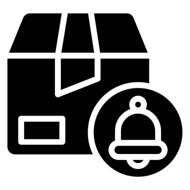 Paket web simgesi basit illüstrasyon