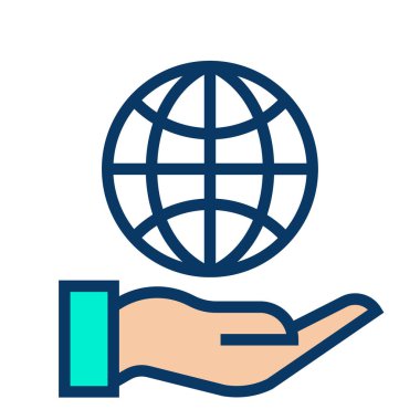 Beyaz arkaplan üzerindeki basit hacker vektör resimleme