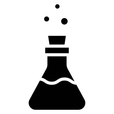 Zehirli minimalist vektör simgesi beyaza izole edildi 