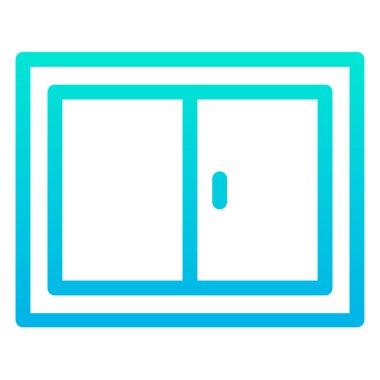 Gardırop. Web simgesi basit illüstrasyon