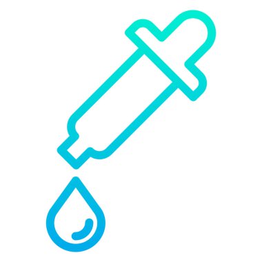 Dropper modern simgesinin vektör illüstrasyonu