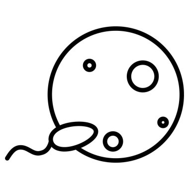 Ay. Web simgesi basit illüstrasyon