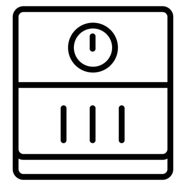 Pil. Web simgesi basit illüstrasyon