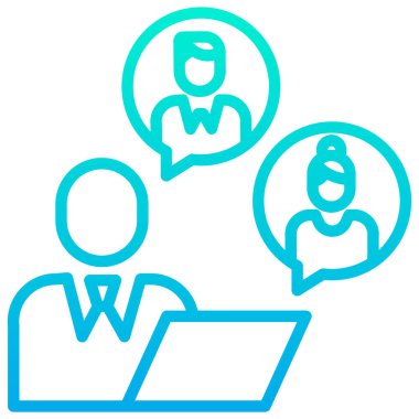 kullanıcı. Web simgesi basit illüstrasyon