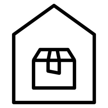 dağıtım kavramı basit sanat vektörü illüstrasyonu 