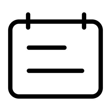 Takvim. Web simgesi basit illüstrasyon