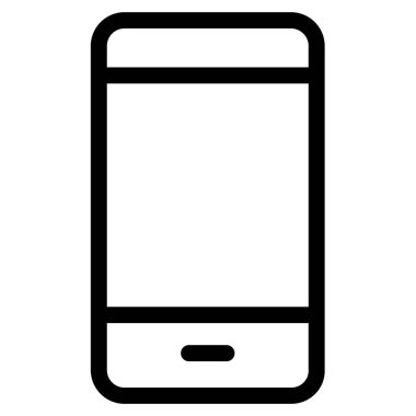 Smartphone Simgesi, vektör illüstrasyonu