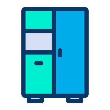 Kostüm simgesi vektör illüstrasyonu