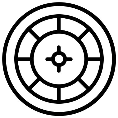 Hedef. Web simgesi basit illüstrasyon