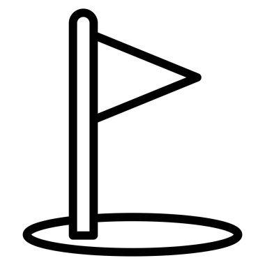 bayrak simgesi, vektör illüstrasyonu