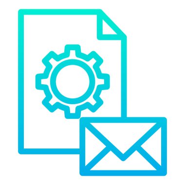 e- posta simgesi vektör illüstrasyonu