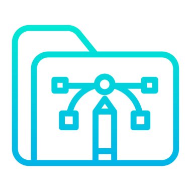 Dosya. Web simgesi basit illüstrasyon 