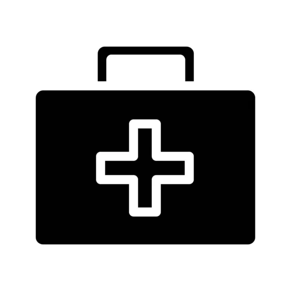 Orvosi Készlet Vonal Vektor Ikon Illusztráció — Stock Vector