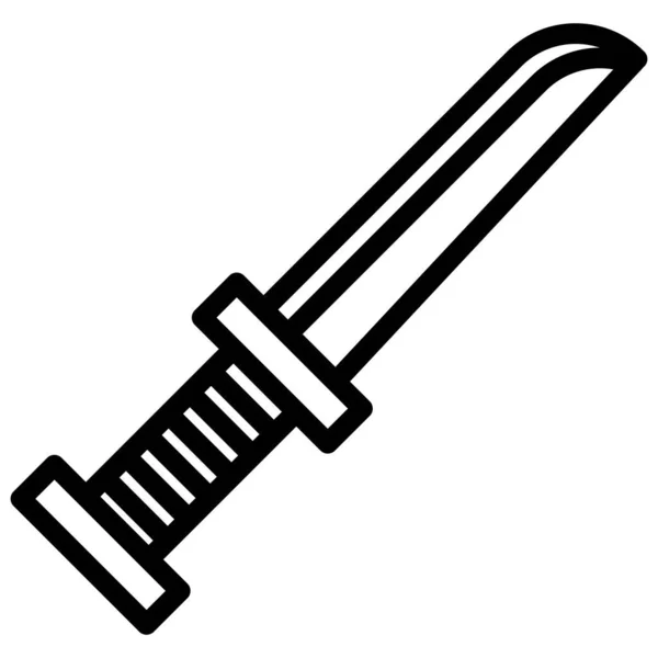 Простий Значок Ножа Векторні Ілюстрації — стоковий вектор