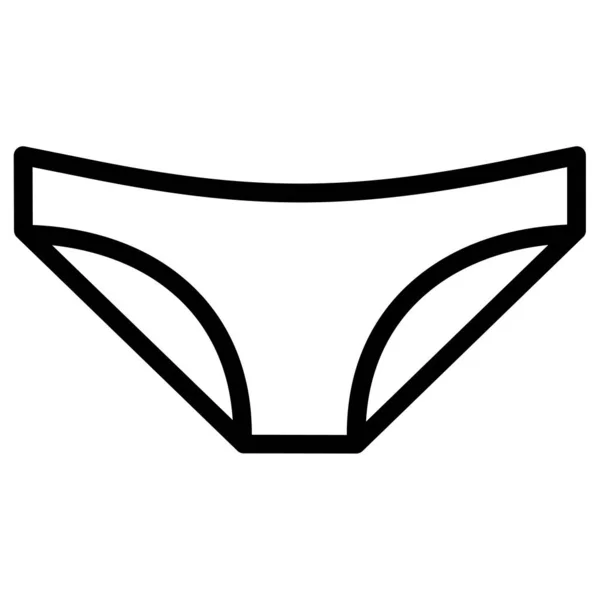 Ropa Interior Icono Vector Simple Sobre Fondo Blanco — Archivo Imágenes Vectoriales