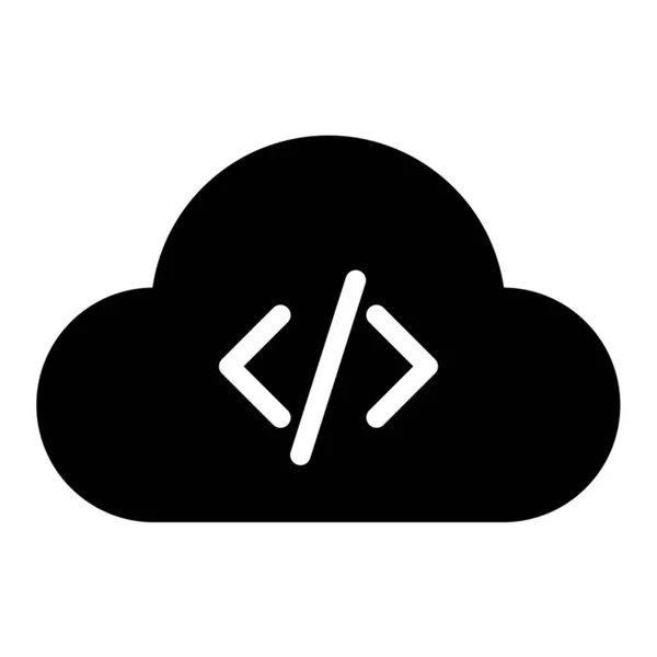 Código Cloud Diseño Simple — Archivo Imágenes Vectoriales