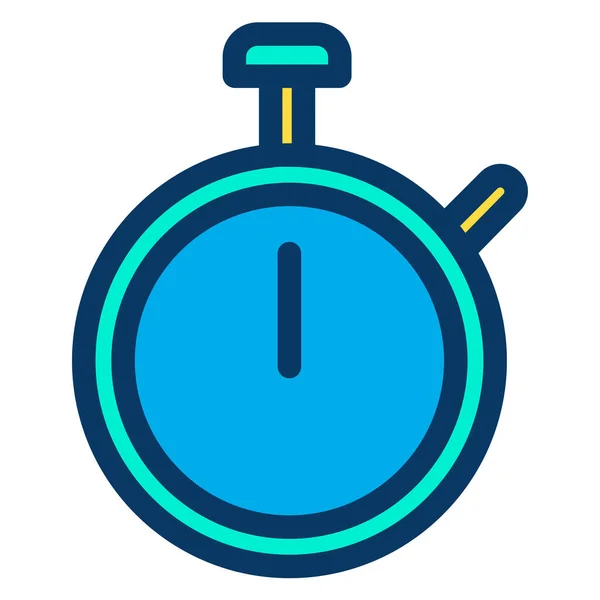 Stopwatch Web Icon Illustrazione Vettoriale — Vettoriale Stock