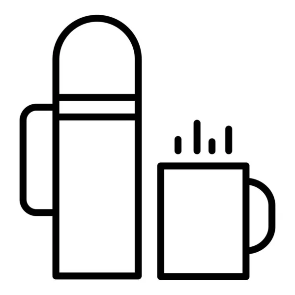 Taza Café Icono Vector Bebida — Vector de stock