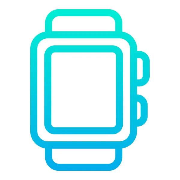 Simple Smartwatch Icono Vector Ilustración — Vector de stock