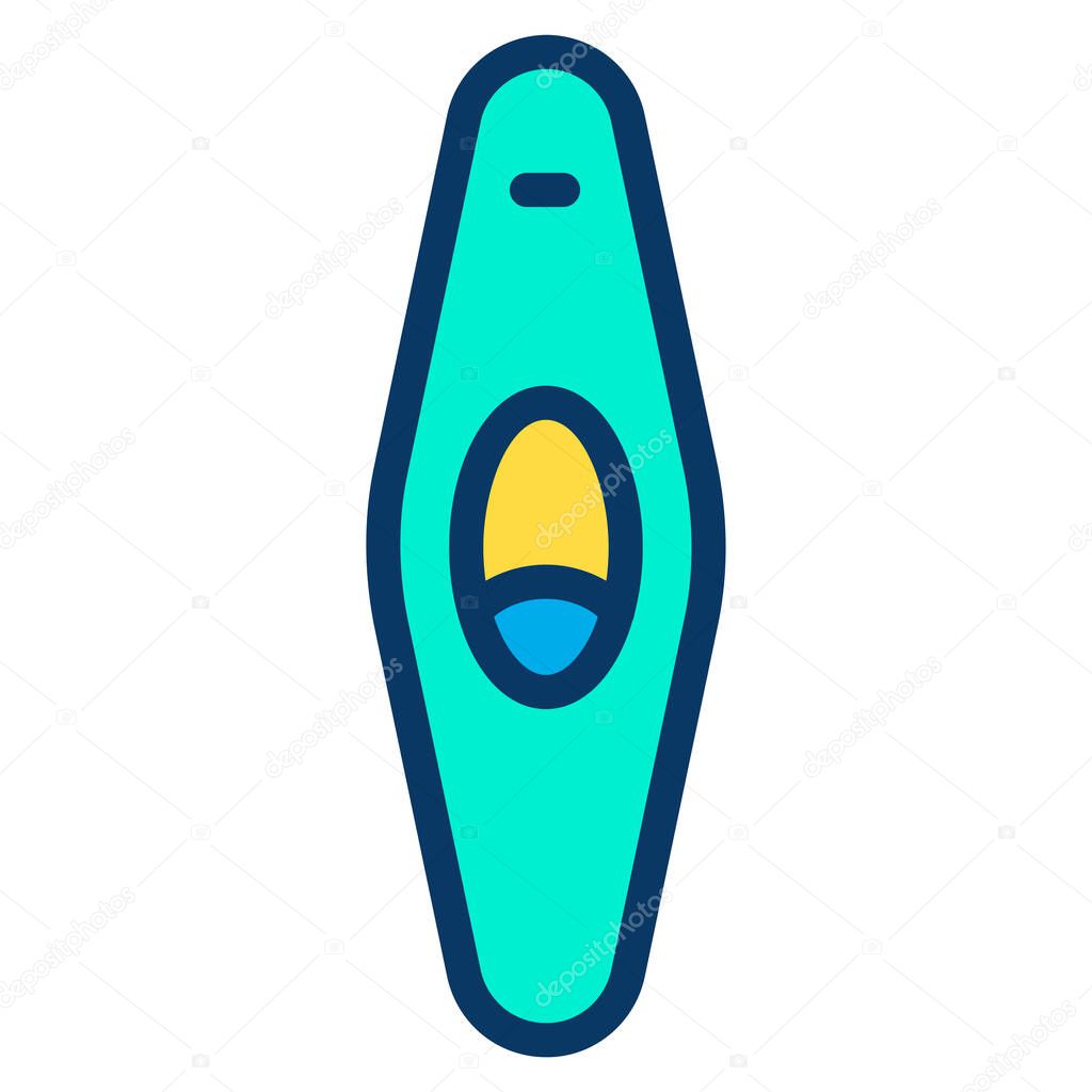 surfboard. web icon simple illustration