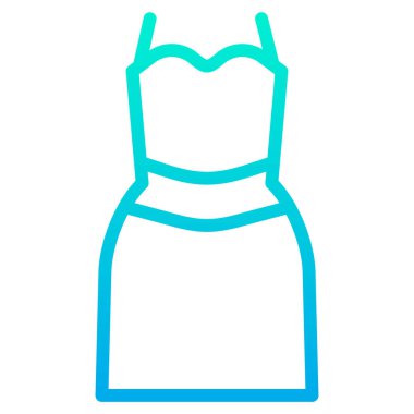 Elbise. Web simgesi basit illüstrasyon