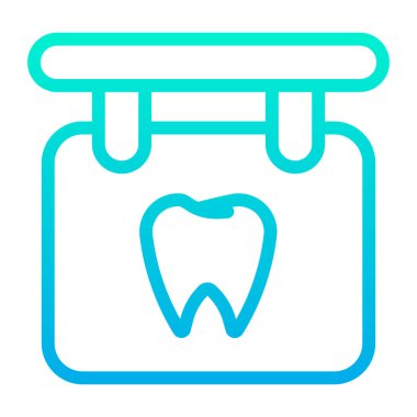 Hastane yönetim kurulu web simgesi basit vektör illüstrasyonu