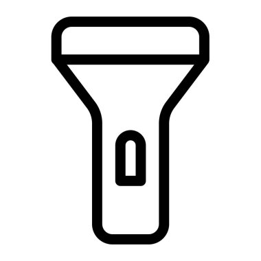 Meşale Web simgesi vektör illüstrasyonu