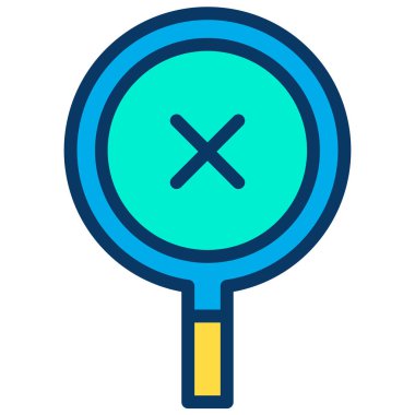 Yakınlaştır. Web simgesi basit illüstrasyon