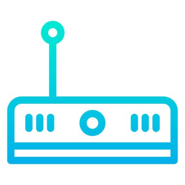 Yönlendirici. Web simgesi basit illüstrasyon