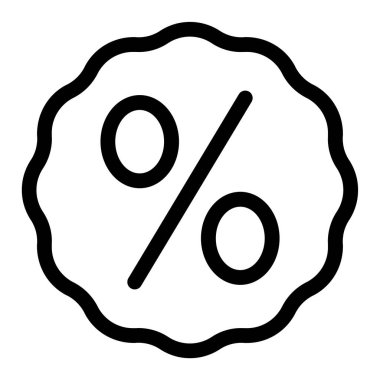 İndirim. Web simgesi basit tasarım