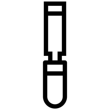 Bıçak. Web simgesi basit illüstrasyon