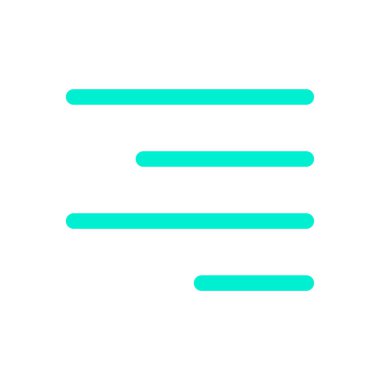 Metin basit simge, vektör illüstrasyonuName