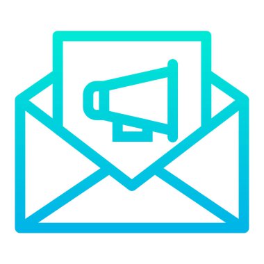 posta simgesi, vektör illüstrasyonu