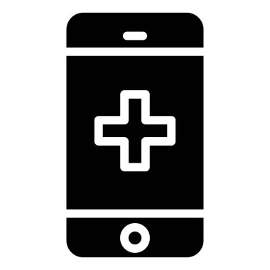 Smartphone Simgesi, vektör illüstrasyonu