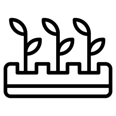 Hidrofonik web simgesi basit vektör illüstrasyonu