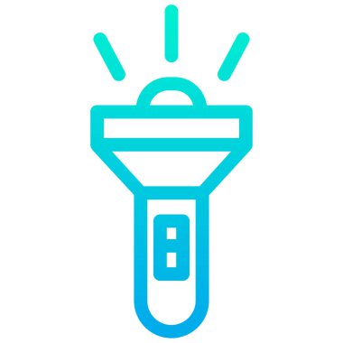 el feneri. Web simgesi basit illüstrasyon