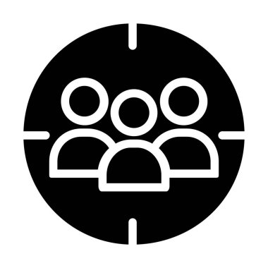 iş takımı simgesi vektör illüstrasyonu