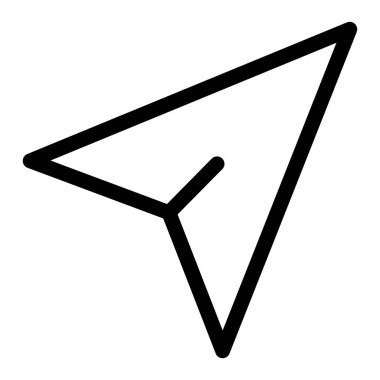 Harita. Web simgesi basit tasarım