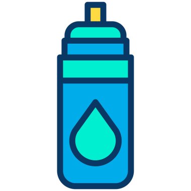 Su. Web simgesi vektör illüstrasyonu